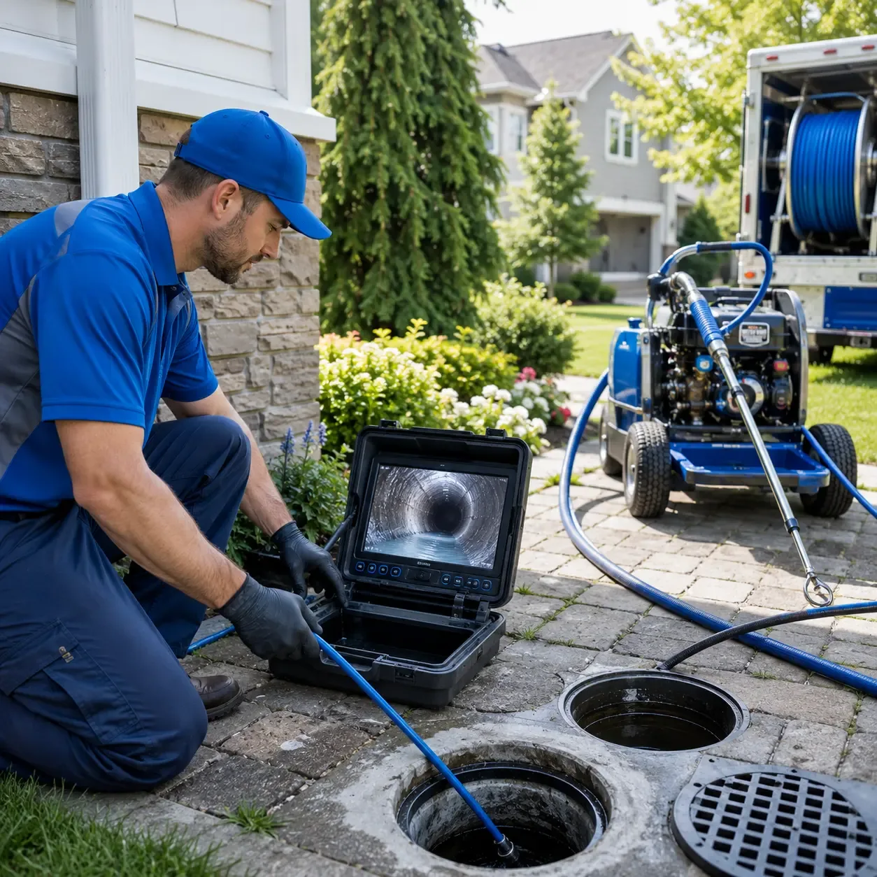 Outdoor drain cleaning professionals serving Montague, TX